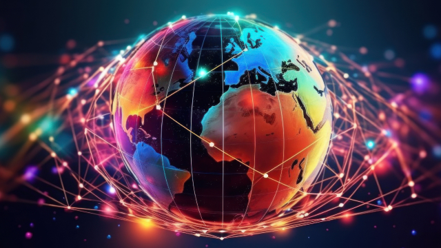 Graphic of world showing how easy it is to scale a digital product internationally